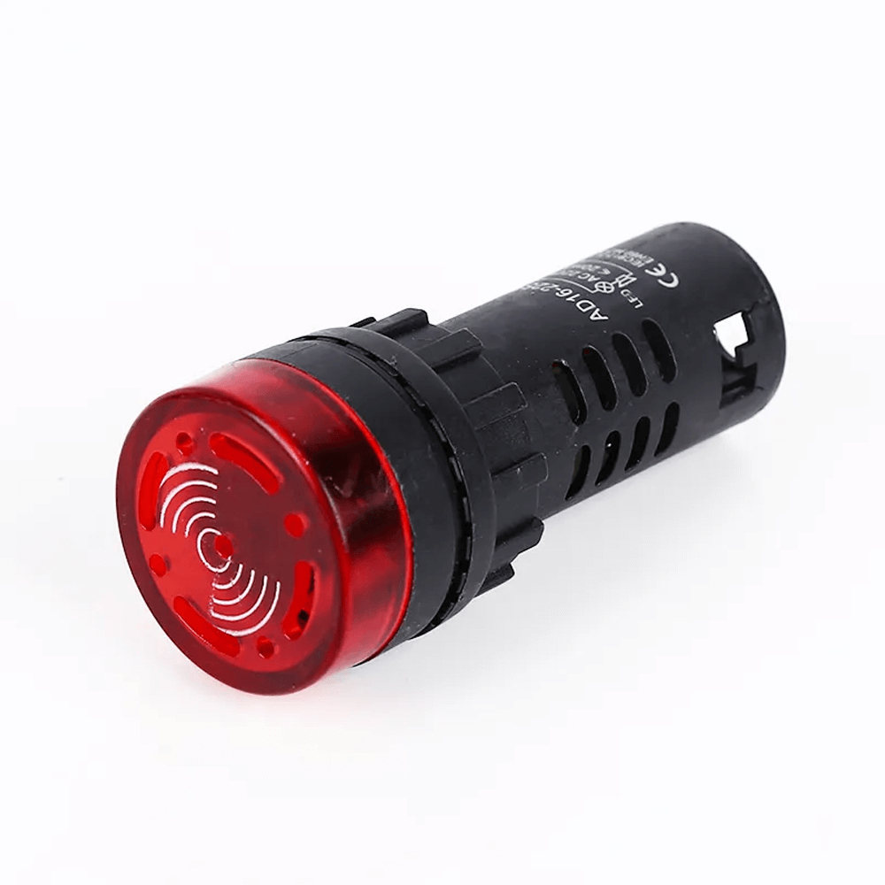 LUZ PILOTO ROJA 22MM C/BUZZER 110V