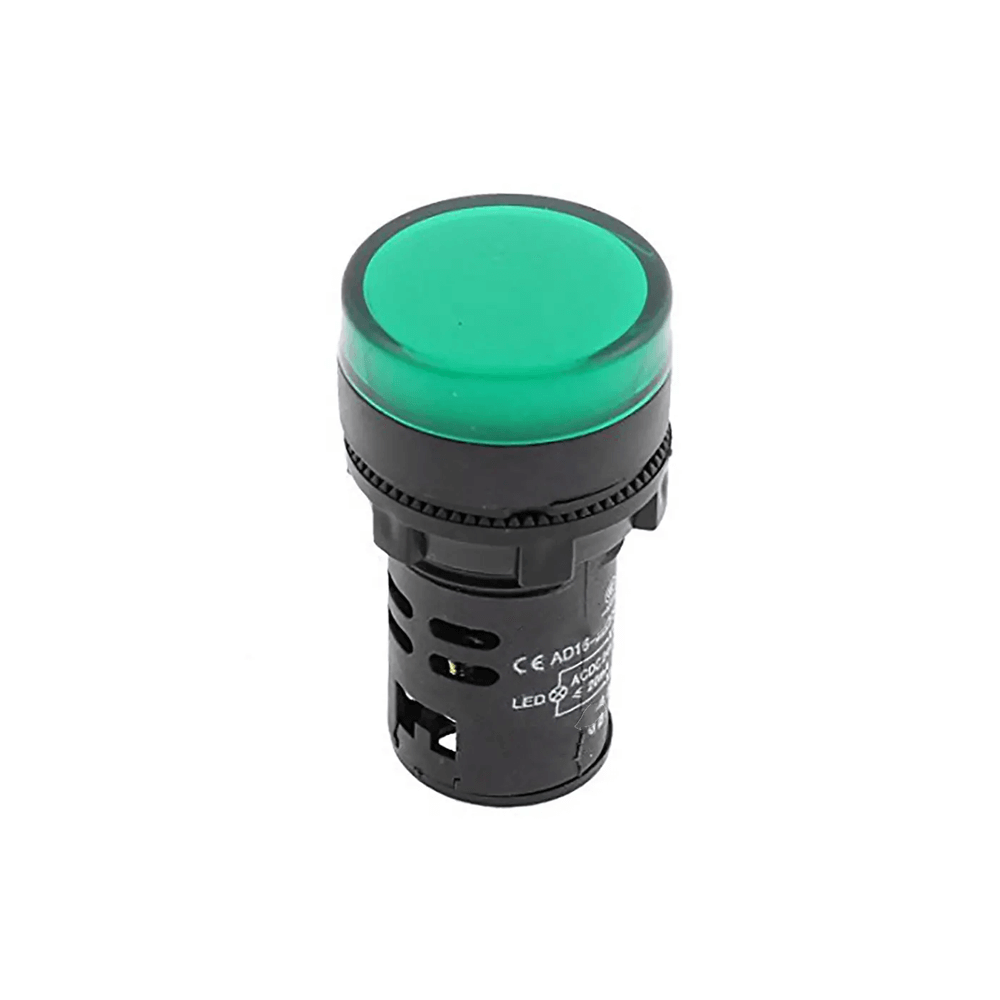 LUZ PILOTO VERDE 22MM 240V