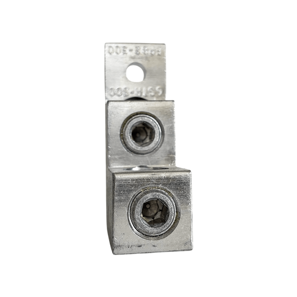 Terminal tipo silla doble piso dos cables AWG 6-250MCM