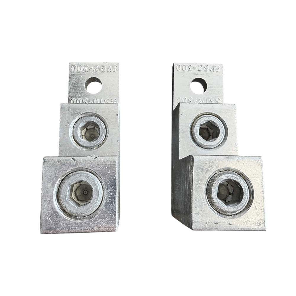 Terminal tipo silla doble piso dos cables AWG 6-250MCM